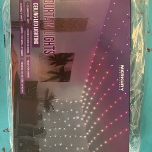 MERKURY Innovations Pink and White Ceiling LED Curtain Lights